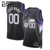 Dječji NBA Dres Utah Jazz Personalizirani Jordan 2025-26 Statement Edition Crno Swingman
